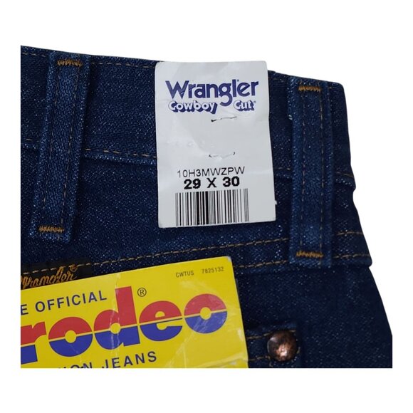 Wrangler Cowboy Cut Original Fit Jeans 29x30 Men 100% Cotton Denim Pro Rodeo - Picture 4 of 9